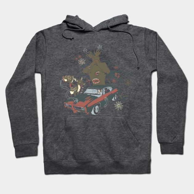 Psilocybe Ride Hoodie by Hillary White Rabbit